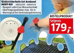 Bauhaus Kindersicherheits-Set Armband MOBY-KID Angebot