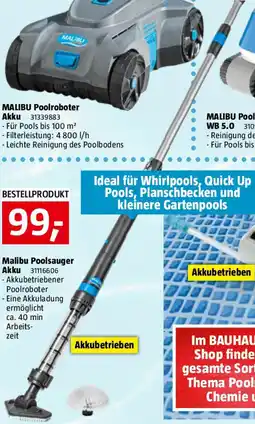 Bauhaus MALIBU Poolroboter Akku Angebot