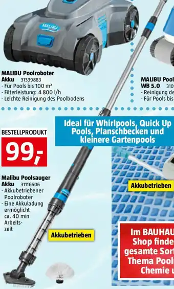 Bauhaus MALIBU Poolroboter Akku Angebot