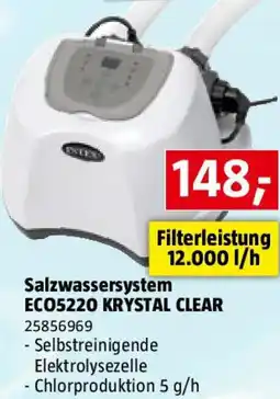 Bauhaus Salzwassersystem ECO5220 KRYSTAL CLEAR Angebot
