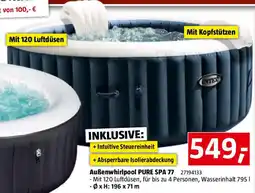 Bauhaus Außenwhirlpool PURE SPA 77 Angebot
