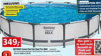 Bauhaus Frame-Pool-Set Steel Pro MAX Angebot