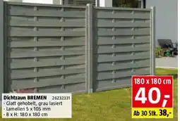Bauhaus Dichtzaun BREMEN Angebot