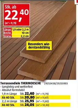 Bauhaus Terrassendiele THERMOESCHE Angebot