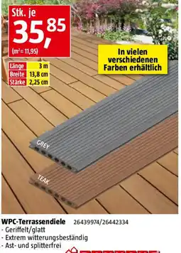 Bauhaus WPC-Terrassendiele Angebot