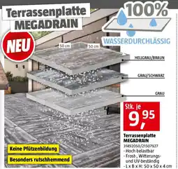 Bauhaus Terrassenplatte MEGADRAIN Angebot