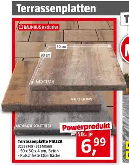 Bauhaus Terrassenplatte PIAZZA Angebot