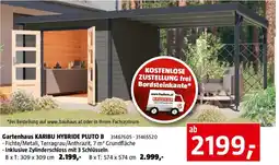Bauhaus Gartenhaus KARIBU HYBRIDE PLUTO B Angebot