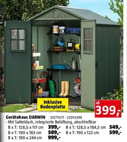Bauhaus Gerätehaus DARWIN Angebot