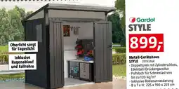 Bauhaus Metall-Gerätehaus STYLE Angebot