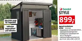 Bauhaus Metall-Gerätehaus STYLE Angebot