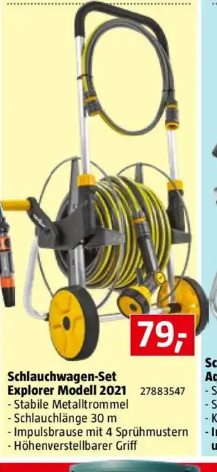 Bauhaus Schlauchwagen-Set Explorer Modell 2021 Angebot