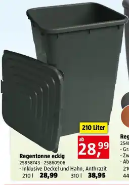 Bauhaus Regentonne eckig Angebot