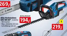 Bauhaus Akku-Heckenschere GHE 18V-60 Angebot