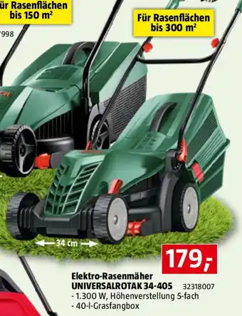 Bauhaus Elektro-Rasenmäher -40-1-Grasfangbox Angebot