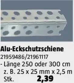 Bauhaus Alu-Eckschutzschiene Angebot