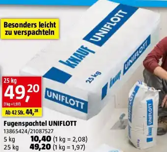 Bauhaus Fugenspachtel UNIFLOTT Angebot