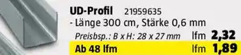 Bauhaus UD-Profil Angebot