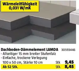 Bauhaus Dachboden-Dämmelement LAMDA Angebot