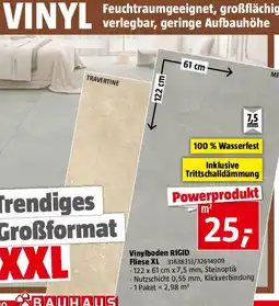 Bauhaus Vinylboden RIGID Fliese XL Angebot