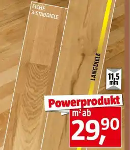 Bauhaus Fertigparkett EICHE 3-Stabdiele Angebot
