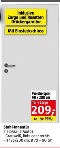 Bauhaus Stahl-Innentür Angebot