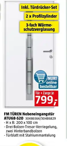 Bauhaus FM TÜREN Nebeneingangstür Angebot