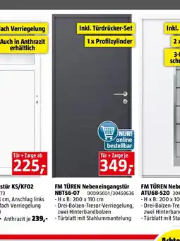 Bauhaus FM TÜREN Nebeneingangstür NBT56-07 Angebot