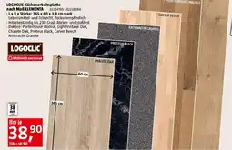 Bauhaus LOGOCLIC Küchenarbeitsplatte nach Maß Elementa Angebot