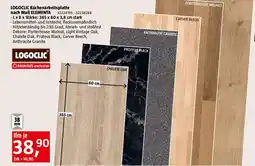 Bauhaus LOGOCLIC Küchenarbeitsplatte nach Maß ELEMENTA Angebot