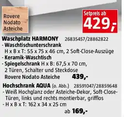 Bauhaus Hochschrank AQUA Angebot