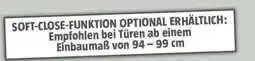 Bauhaus Soft-close-funktion optional erhältlich: Angebot