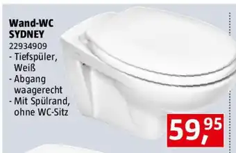 Bauhaus Wand-WC SYDNEY Angebot