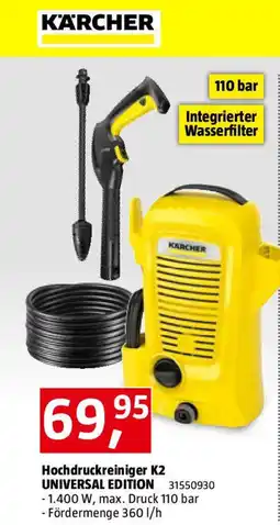 Bauhaus Hochdruckreiniger k2 universal edition Angebot