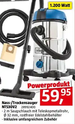 Bauhaus Nass/Trockensauger NTS30V2 Angebot