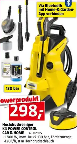 Bauhaus Hochdruckreiniger k4 power control car & home Angebot