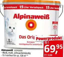 Bauhaus Alpinaweiß Angebot