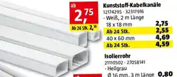 Bauhaus Kunststoff-Kabelkanäle Angebot