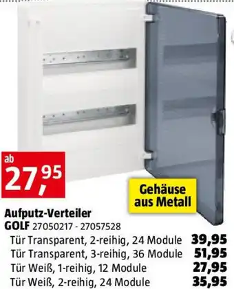Bauhaus Aufputz-Verteiler Golf Angebot
