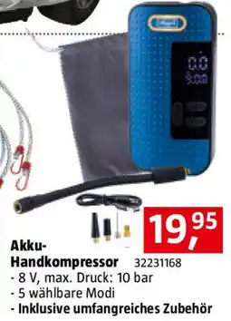 Bauhaus Akku- Handkompressor Angebot