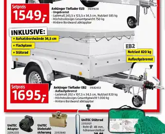 Bauhaus Anhänger Tieflader EB2 Angebot