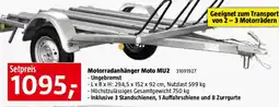 Bauhaus Motorradanhänger Moto MU2 Angebot