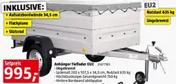 Bauhaus Anhänger Tieflader EU2 Angebot