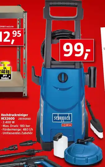 Bauhaus Hochdruckreiniger HCE2600 Angebot