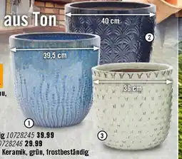 Hornbach Pflanztopf Lafiora Keramik Angebot