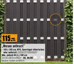 Hornbach „Merano anthrazit Angebot