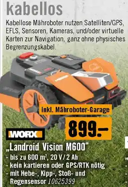 Hornbach Landroid Vision M600 Angebot