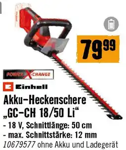 Hornbach Akku-Heckenschere GC-CH 18/50 Li Angebot