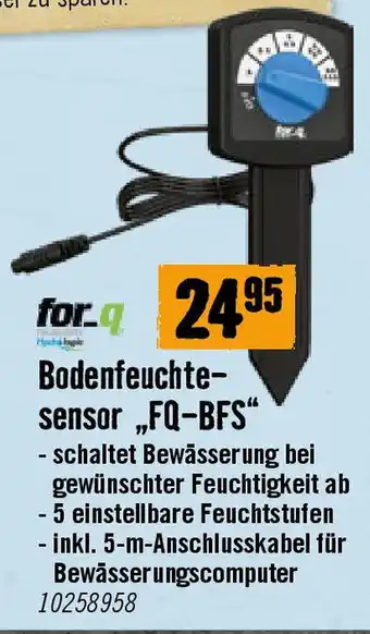 Hornbach Bodenfeuchte- sensor,,FQ-BFS Angebot