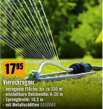 Hornbach Viereckregner Angebot